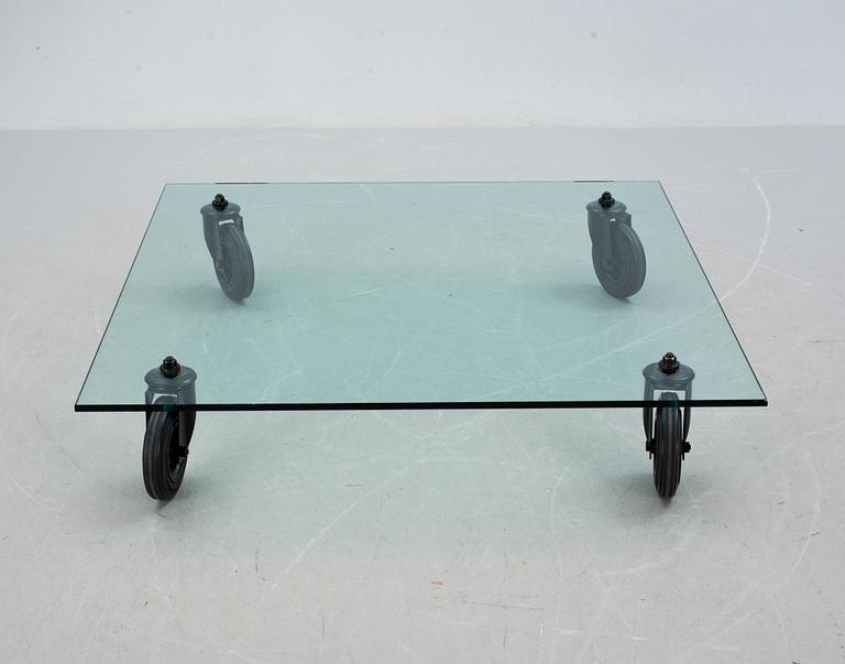 SOFFBORD, "Tavolo con Ruote", Gae Aulenti, Fontana Arte, Italien.