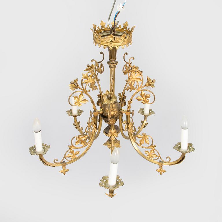 Chandelier / Ceiling lamp, Central Europe early 20th century.