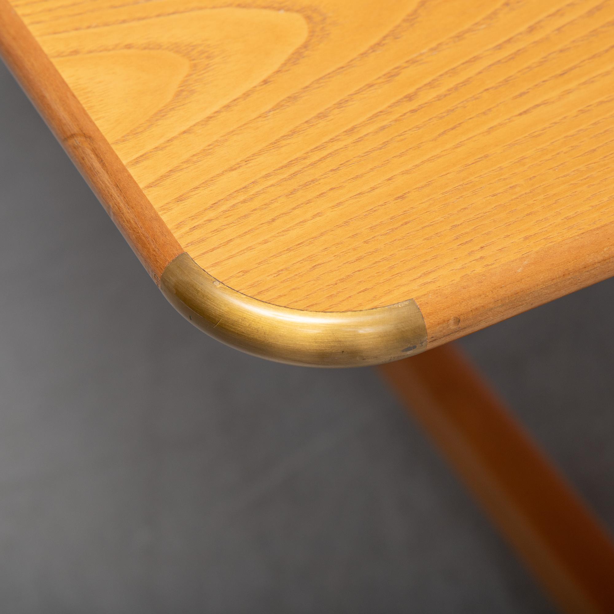 Josef Frank, An elm and mahogany 'B590' table, Svenskt Tenn.