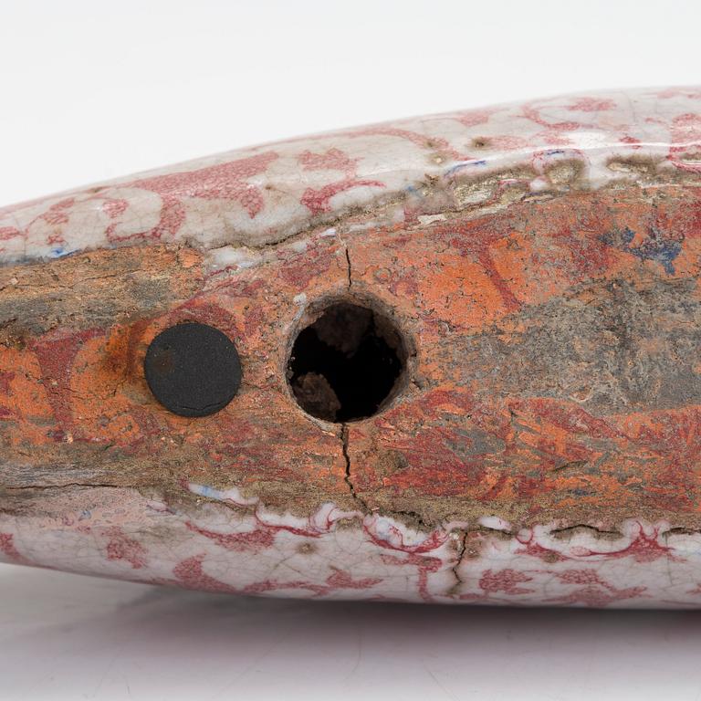 Skulptur, fisk, keramik. Frankrike, 1900-talets början.