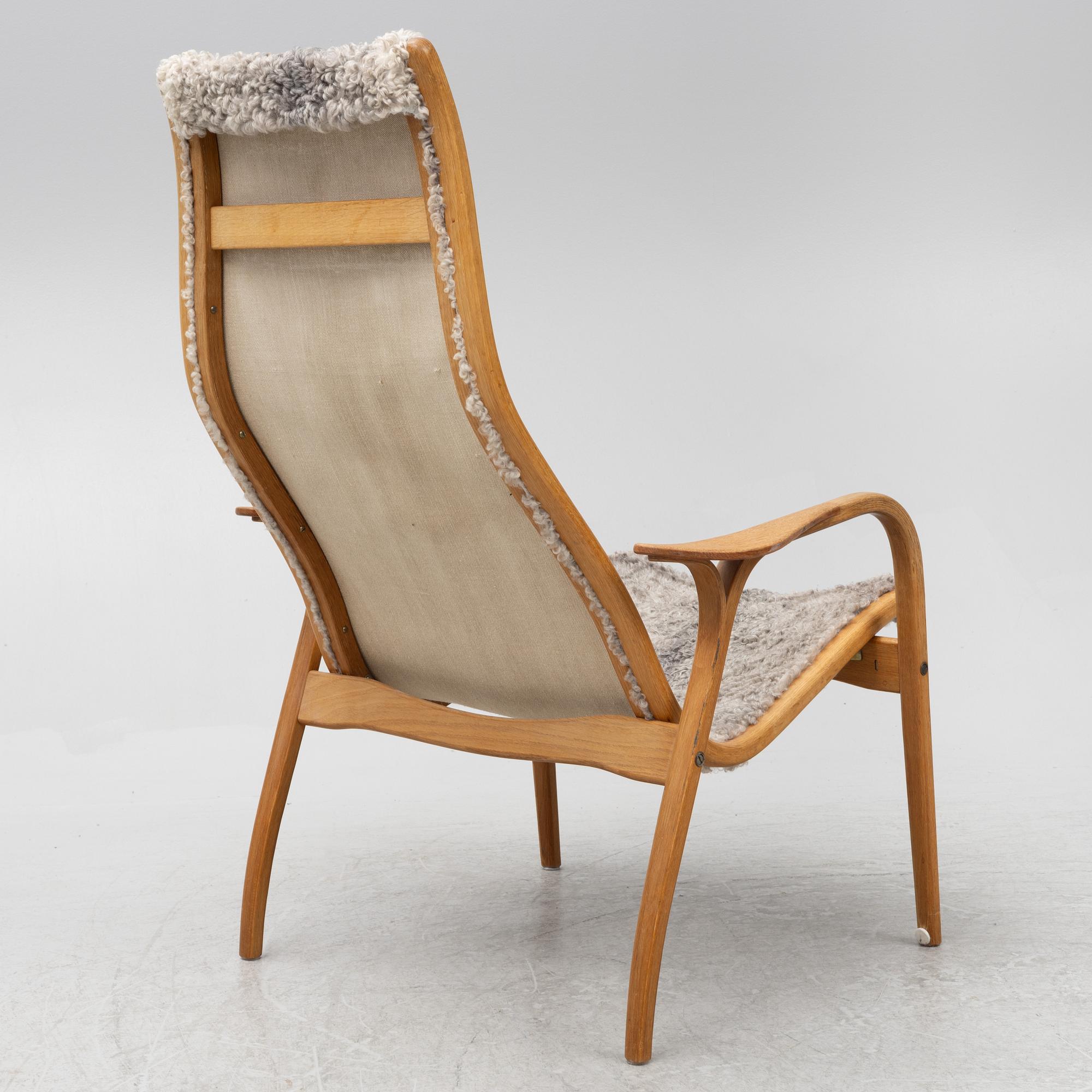 Yngve Ekström, a 'Lamino' easy chair, Swedese, second half of the 20th century.