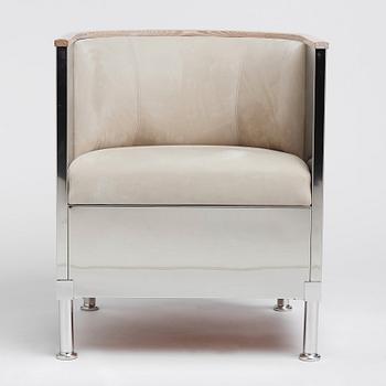 Mats Theselius, an 'Inox' armchair, ed. 197/199, for Källemo, Sweden post 2015.