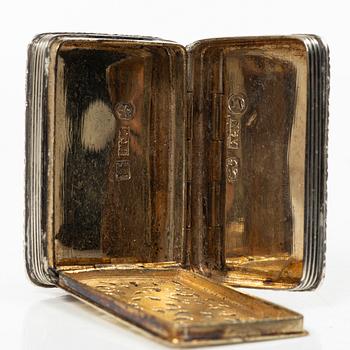 Dosor, 8 st, silver, Holland och England, mestadels 1800-tal.