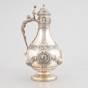 Karaff, silver, 1900-tal.