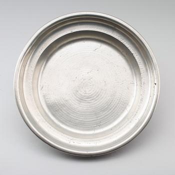 SKÅLFAT, tenn, Johan Fredrik Logren, Falun 1779.