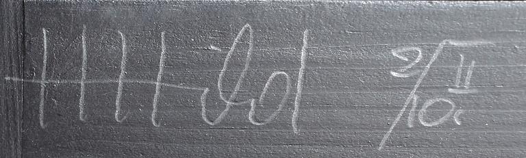 HORST HILD, objekt, trä/silver, 1976, signerad o numrerad 2/10.