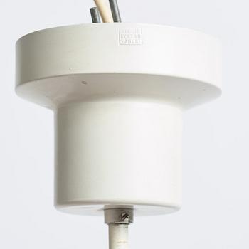 Hans Bergström, a brass and acrylic ceiling light, model 'C-1131', ateljé Lyktan, Sweden 1950-60s.
