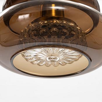 Carl Fagerlund, a glass ceiling light, Orrefors.