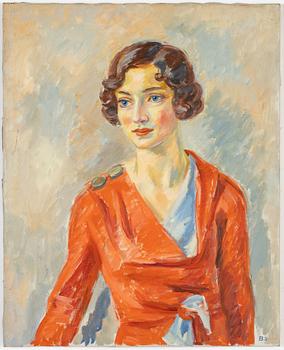 Birger Simonsson, oil on canvas, signed. BS.