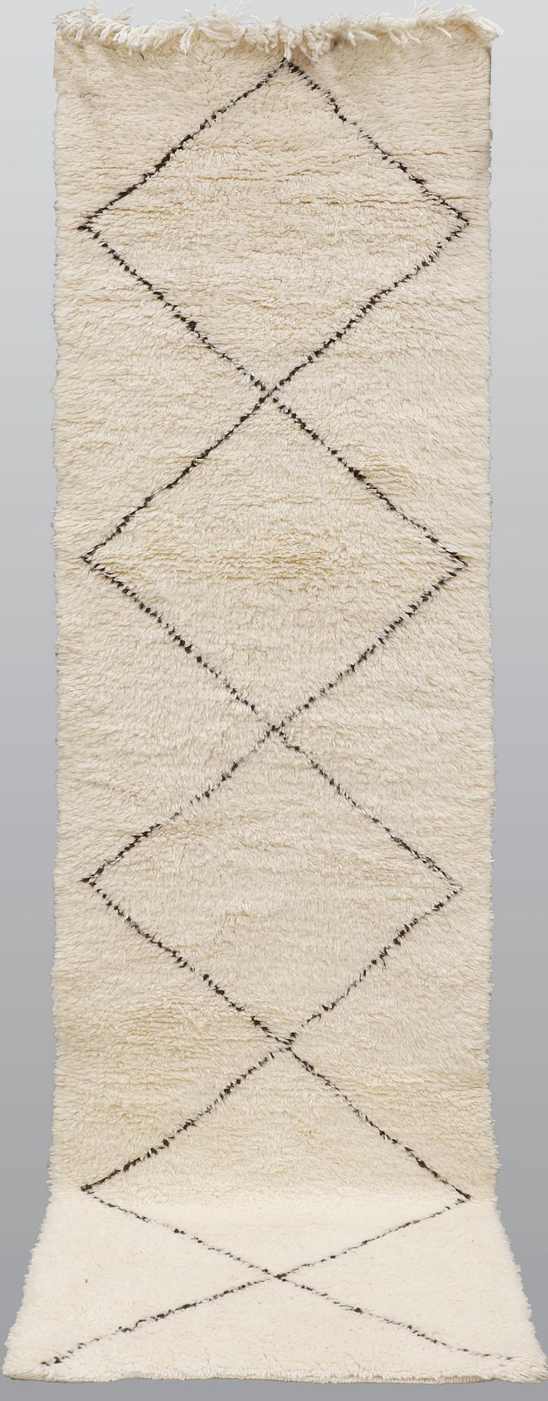 A runner, Morocco, ca 290 x 82 cm.