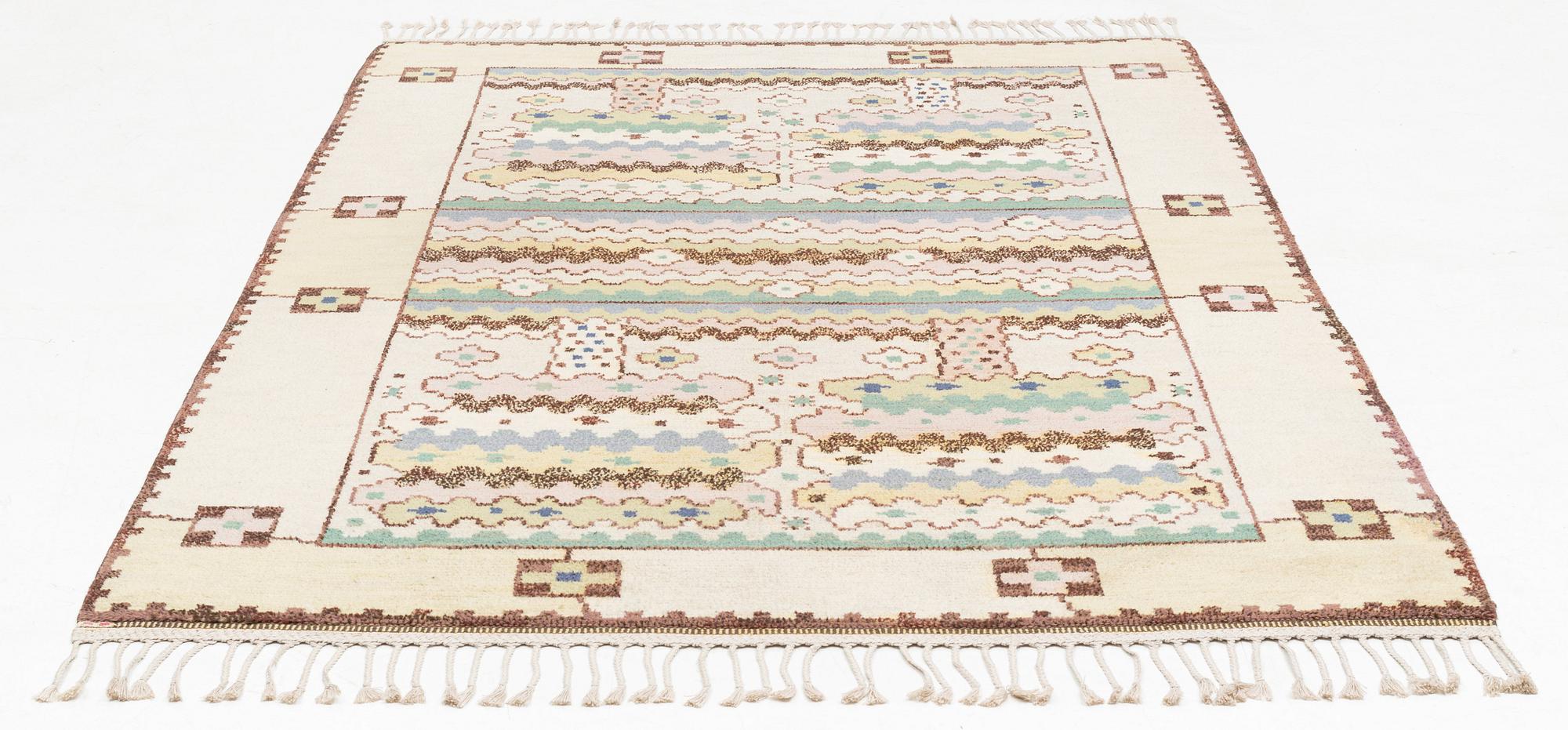Märta Måås-Fjetterström, Matta, "Lunden", flossa, ca 258 x 176 cm, signerad AB MMF.