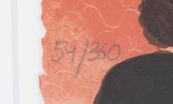 Marika Lang, färglitografi, signerad 54/360.