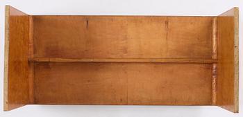 Swedish Modern, a birch veneered coffee table, 1930s-40s.