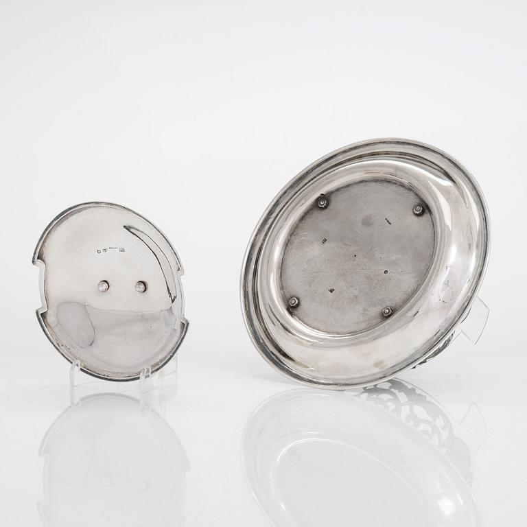 Alexander Kordes, smörbytta, silver, S:t Petersburg, Ryssland 1867.