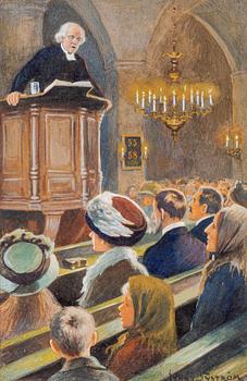 Jenny Nyström, Predikan.