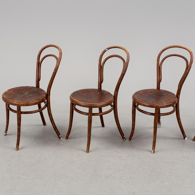 STOLAR, 3 st, märkta Thonet, 1900-talets början.