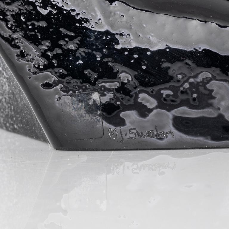 Mats Jonasson, a cup and two glass scukptures, "Safari", Målerås, Sweden.