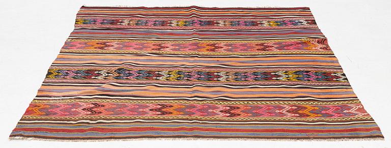 Rug, Persian Kilim, approx. 180 x 150 cm.