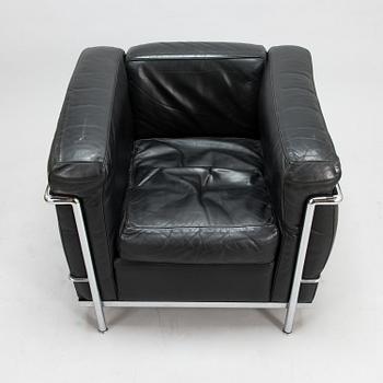 LE CORBUSIER, PIERRE JEANNERET & CHARLOTTE PERRIAND, nojatuoli, "LC2", Cassina, Italia.