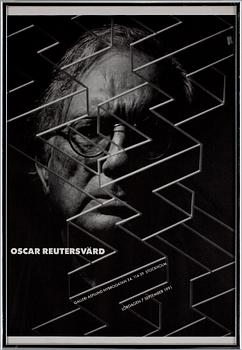 OSCAR REUTERSVÄRD, tuschteckning. Sign.