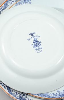 SERVISDELAR, 73 st, porslin, Ostindia, Rörstrand, 1900-talets andra hälft.