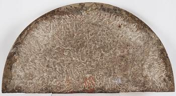 A Gustavian carved giltwood console table, late 18th Century.