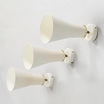 Lisa Johansson-Pape, Three mid-20th century '13-005' spotlights for Stockmann Orno.