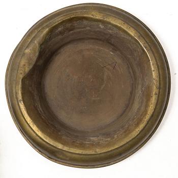 Brasutensilier, 3 delar, omkring 1800.