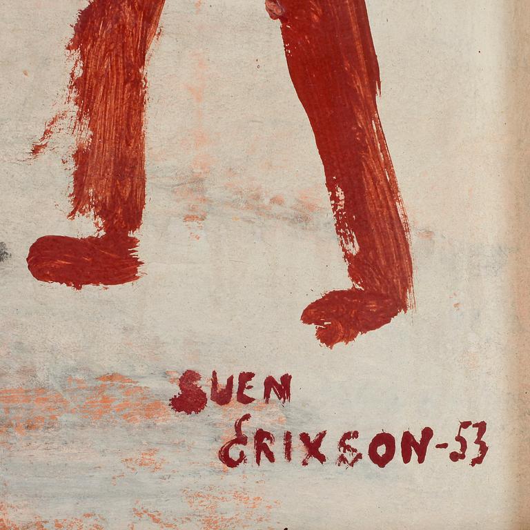 SVEN X:ET ERIXSON, olja på pannå. Sign och dat -53.