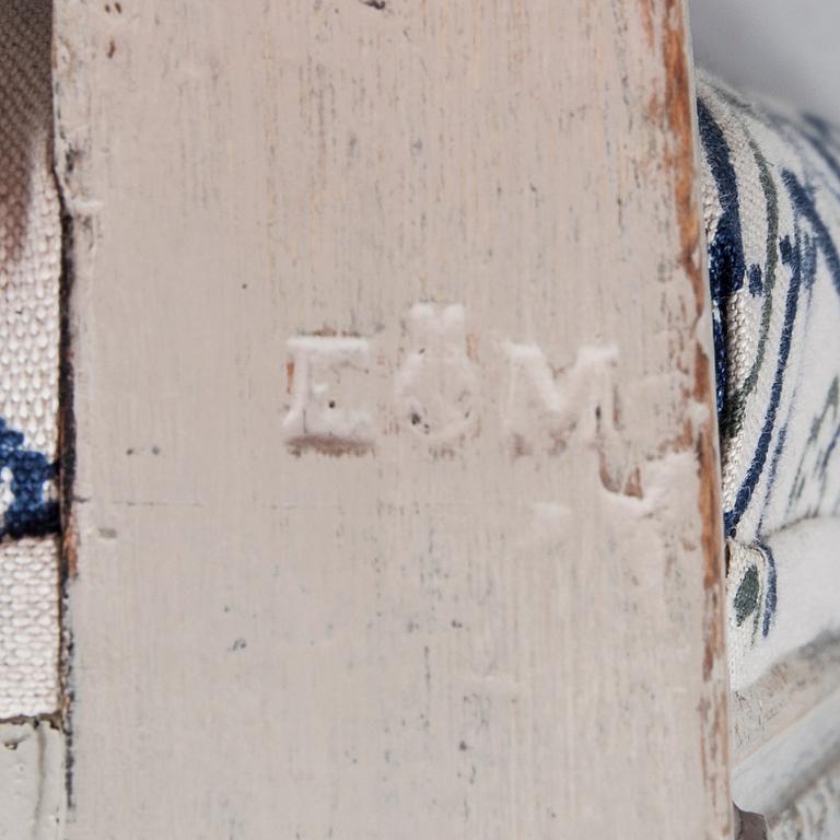 STOL, gustaviansk, av Erik Öhrmark, (mästare i Stockholm 1777-1813).