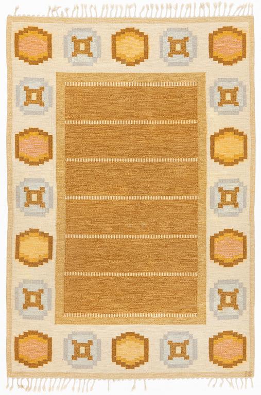 Ingegerd Silow, matta, rölakan, ca 280 x 193 cm, signed IS.