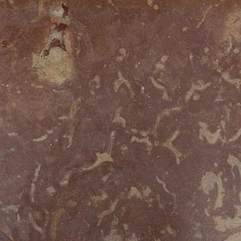 A rococo console table with a stone top, second half of the 18th century.