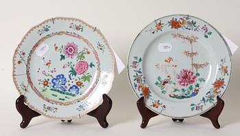 FAT, 2 st, porslin, Kina, 1700-tal.