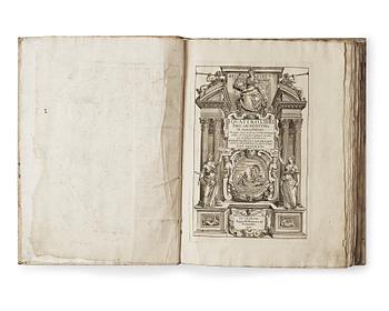 1162. ANDREA PALLADIO (1518-1580). I Qvattro Libri dell´ architettura, Domenico de`Franceschi, Venedig 1570.