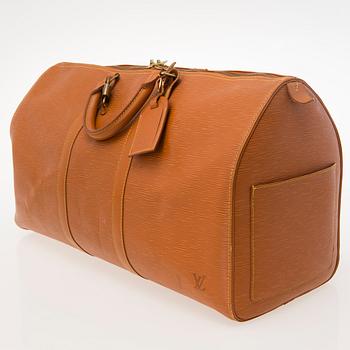 LOUIS VUITTON, Keepall 50 Epi, Weekendbag.