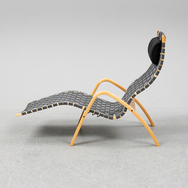 A 1990's birch 'Axstad' lounge chair by Kim Samson for IKEA.