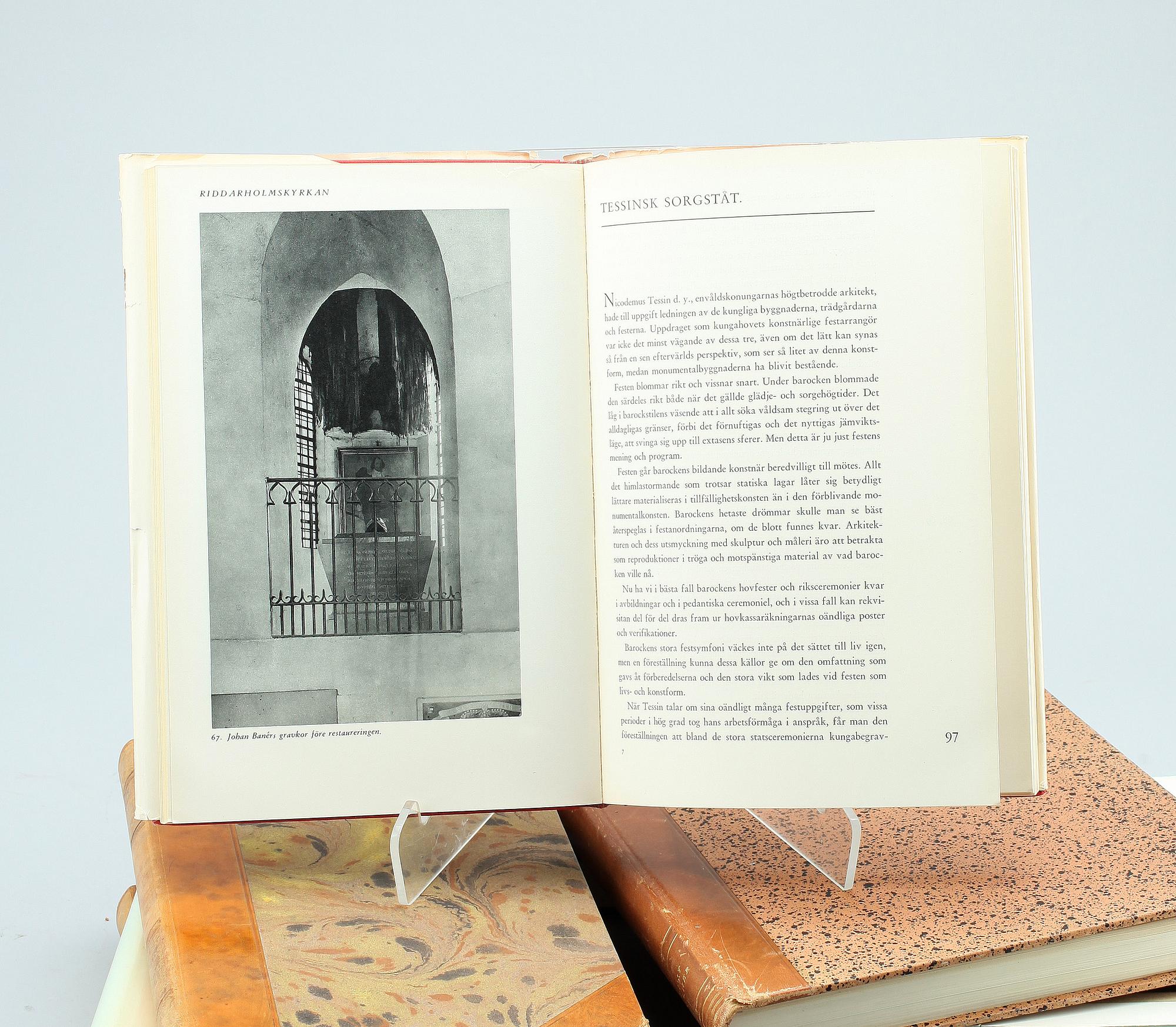 BOKPARTI KONSTHANTVERK SAMT KULTUR/KONSTHISTORIA, 12 vol, bla "Stolens guldålder" av Torsten Sylvén, Värnamo 2003.