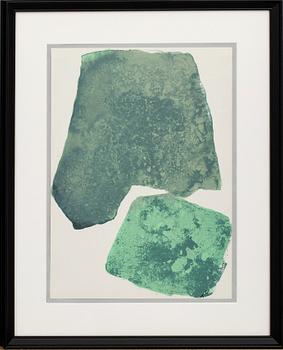 PIERRE TAL-COAT, colour lithographe, signed in print, from Derrière le Miroir nr 250 1982.
