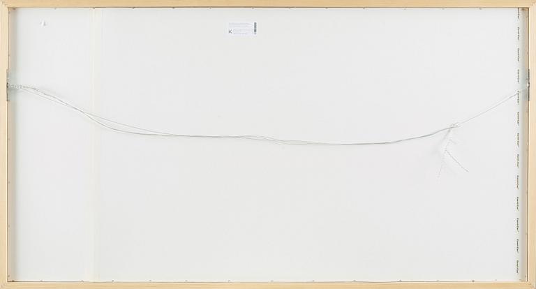 Calligraphy by Li Jianzhong (1960-), "Never ending happiness", signed and dated in the winter of 2005.