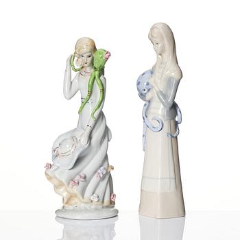 Ola Niklasson, Två kvinnor med prickiga bläckfiskar.