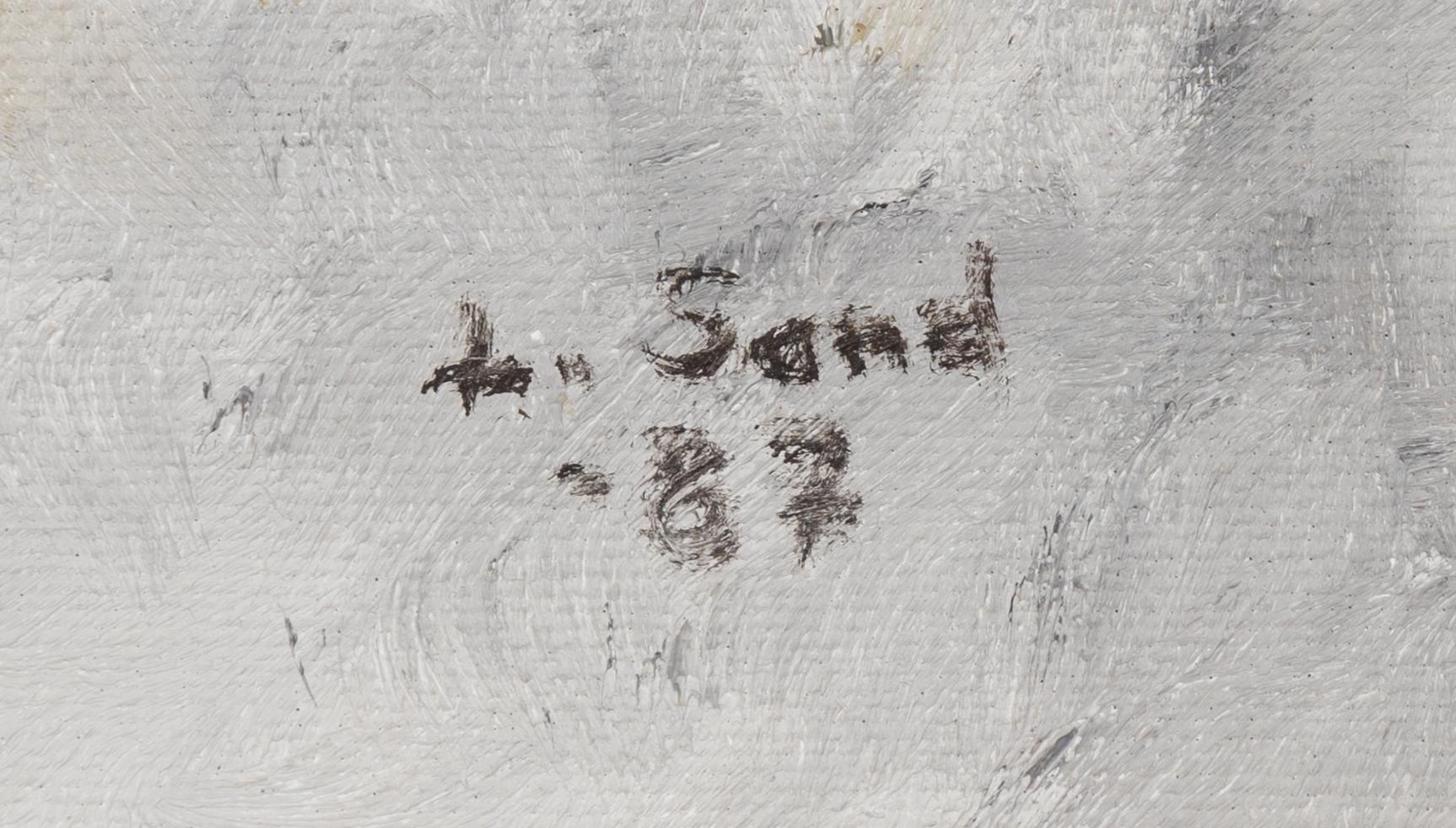 Lennart Sand, oil on canvas, signed and dated -87.