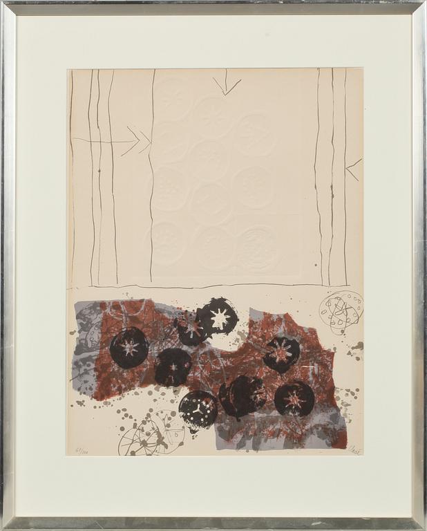 ANTONI CLAVÉ, carborundumetsning, signerad och numrerad 61 / 100.