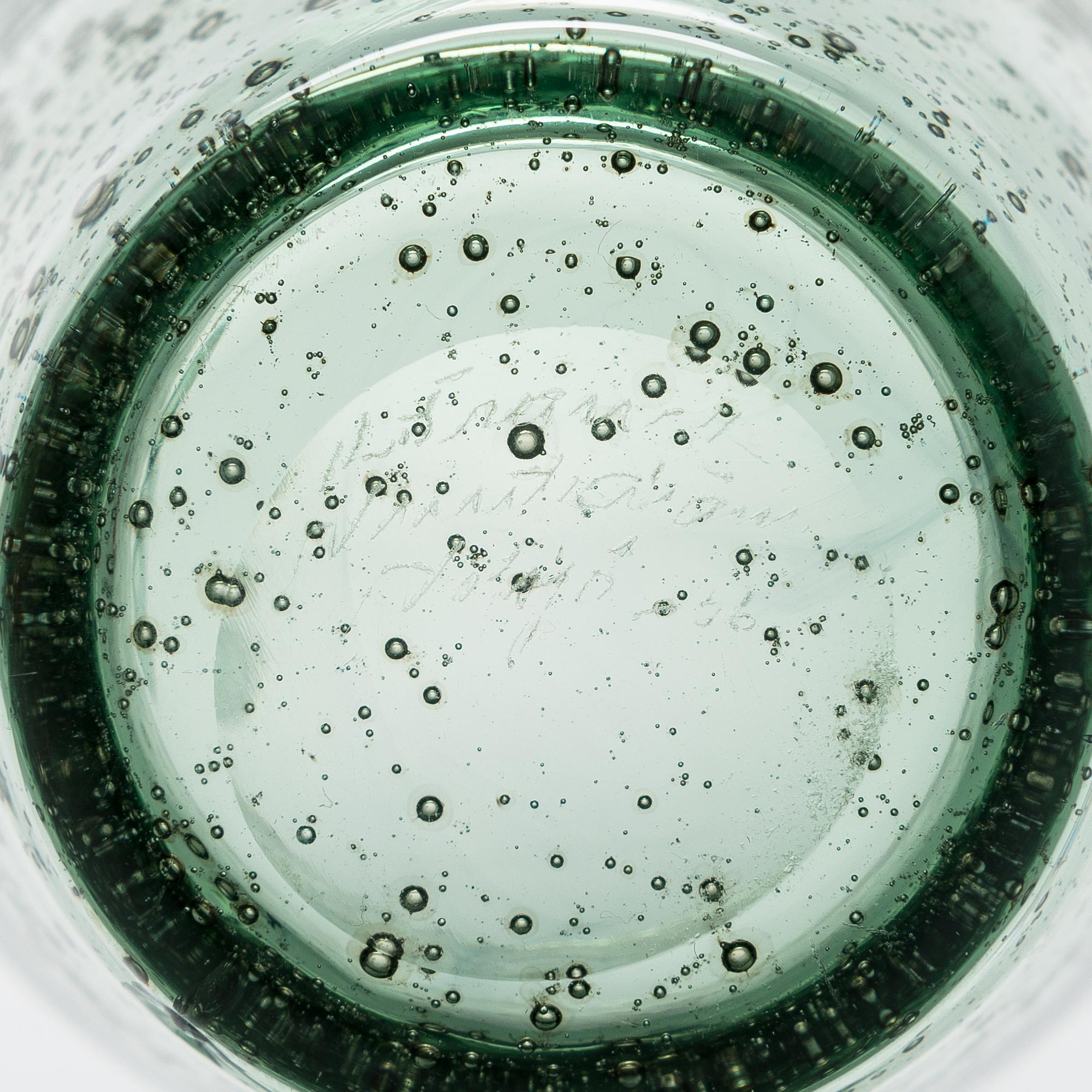 Kaj Franck, dricksglas, 3 st, modell (Frog-pond) KF 216, signerade K. Franck Nuutajärvi Notsjö.