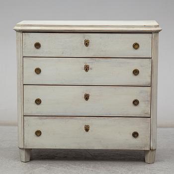 a chest of drawers from the second half of the 19th century.