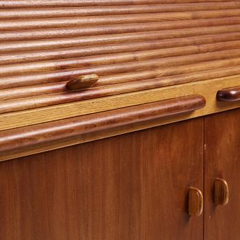 Frederik Christian Lund, a Cuban mahogany and ash sideboard, cabinetmaker K. Thomsen, Denmark, ca 1936.