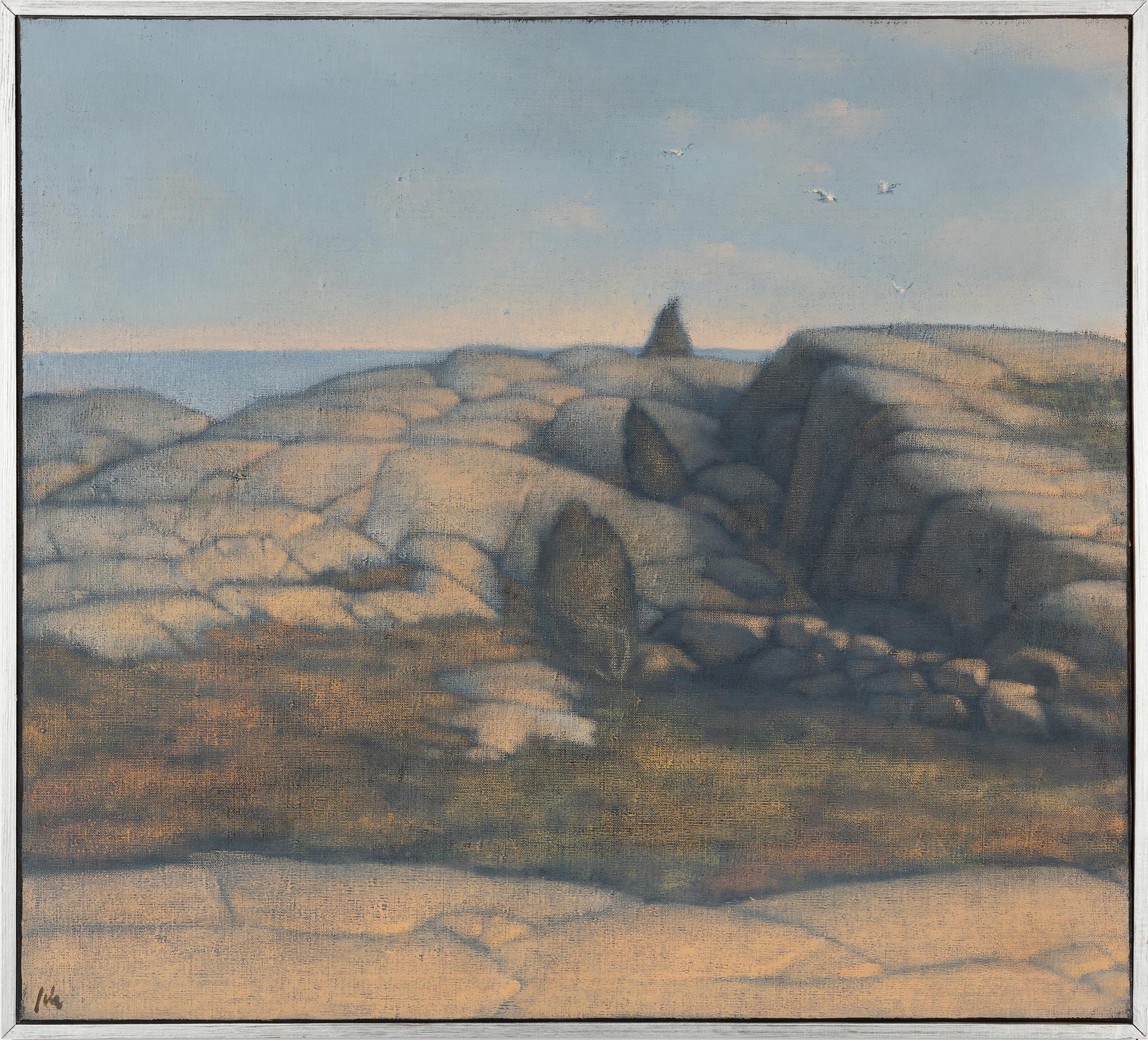 Peter Frie, Västkustklippor, diptyk.