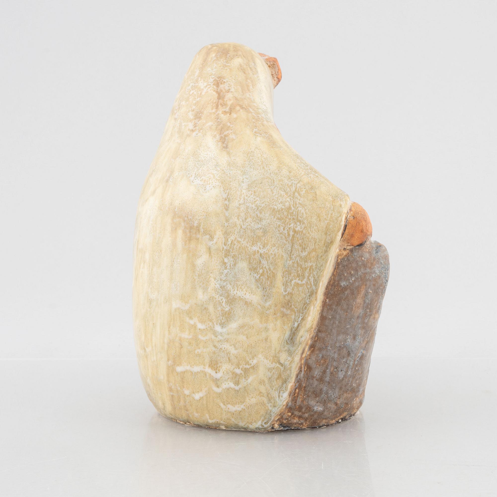 Lisa Larson, an 'Arabkvinna' stoneware figurine, probably a prototype, Gustavsberg.