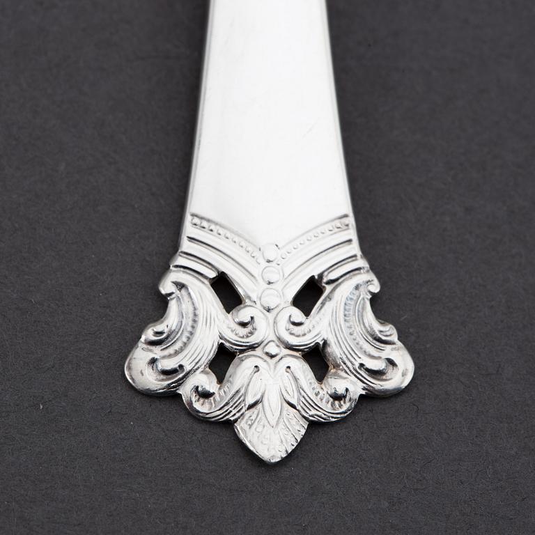 A silver cutlery, 'Anitra', Magnus Aase, Th. Olsens eftf, Norway (42 pc).