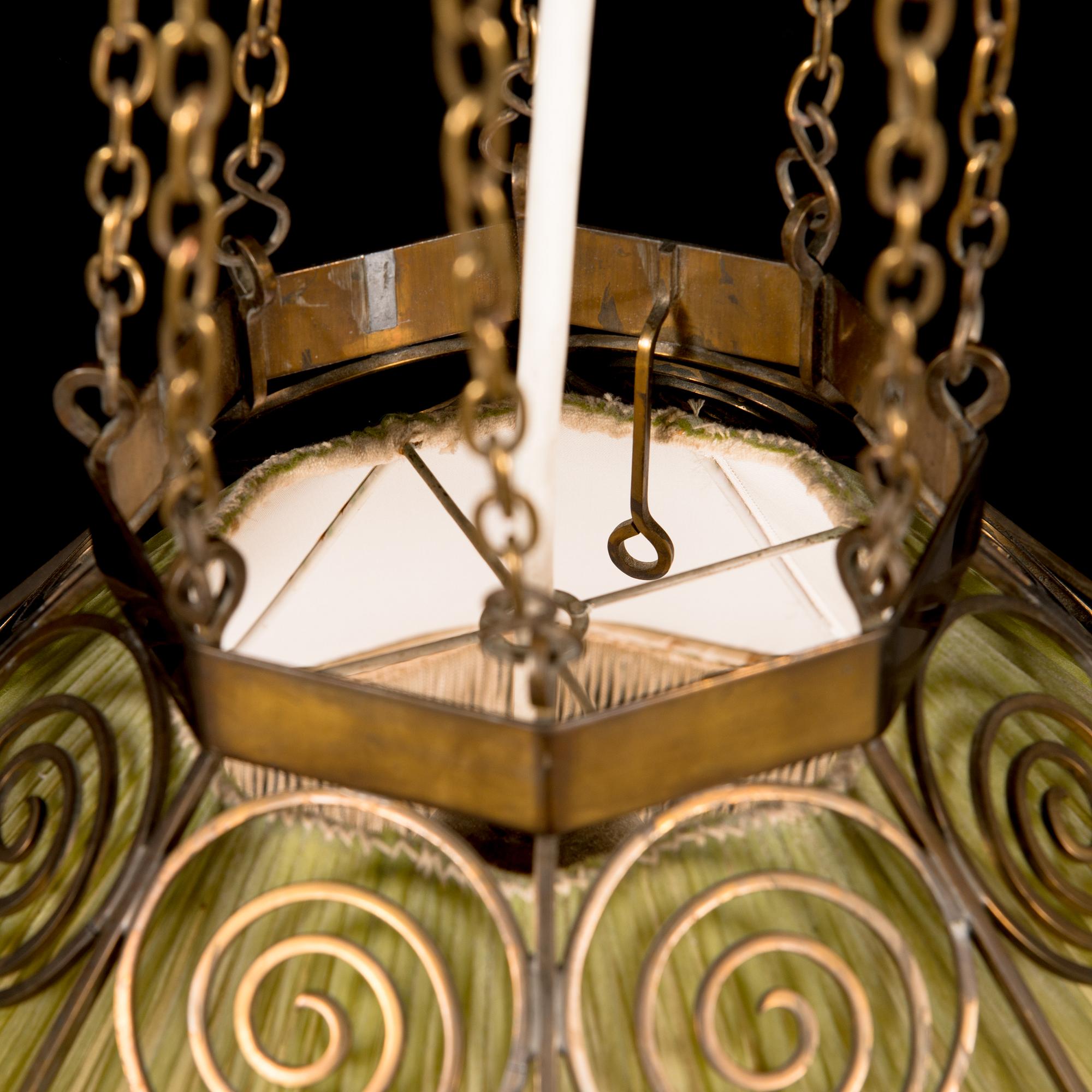 An early 20th century pendant light by Allan Helenius.