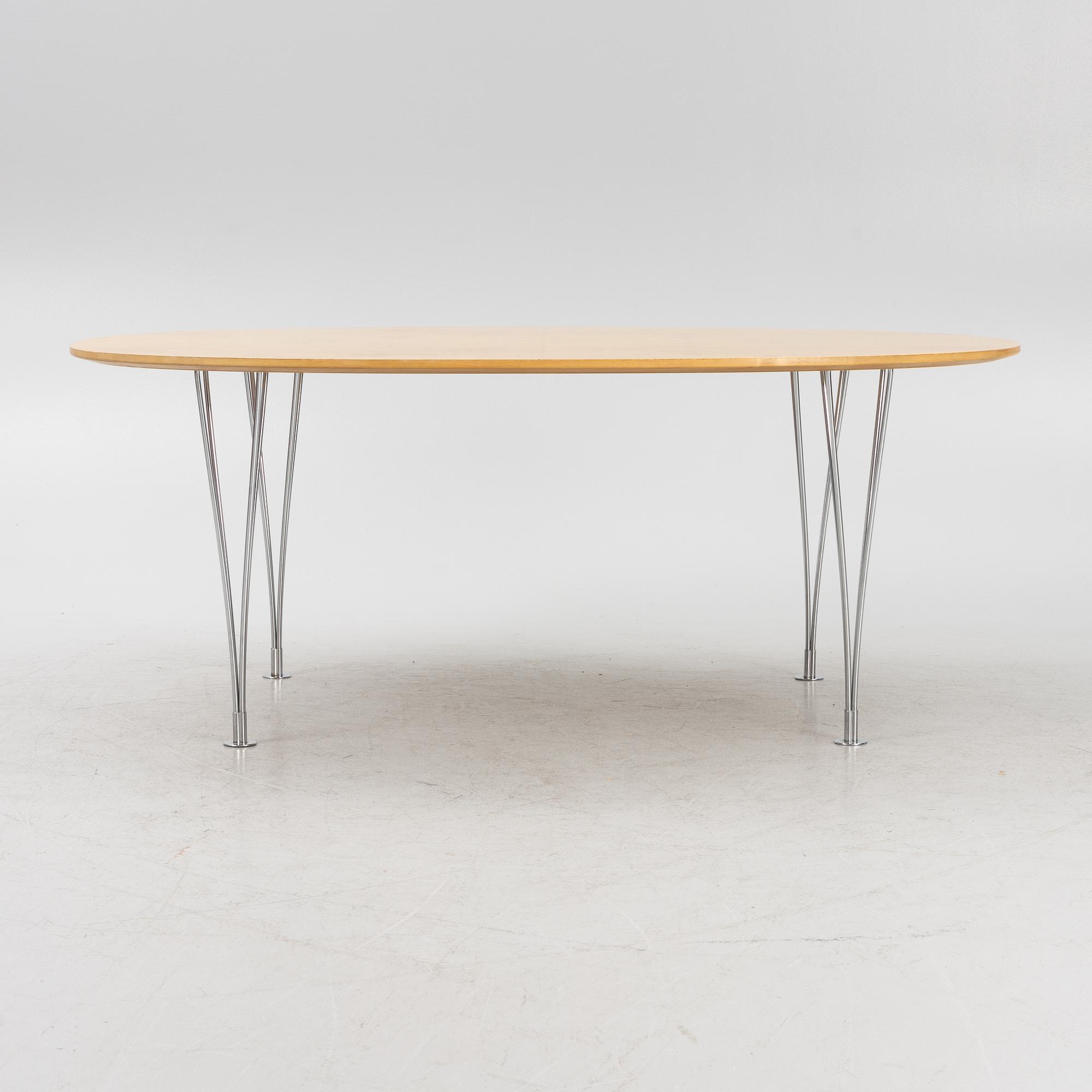 Bruno Mathsson & Piet Hein, matbord, "Superellips", Mahsson International, Värnamo.